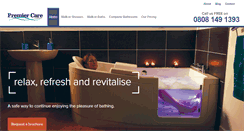Desktop Screenshot of premierbathrooms.co.uk